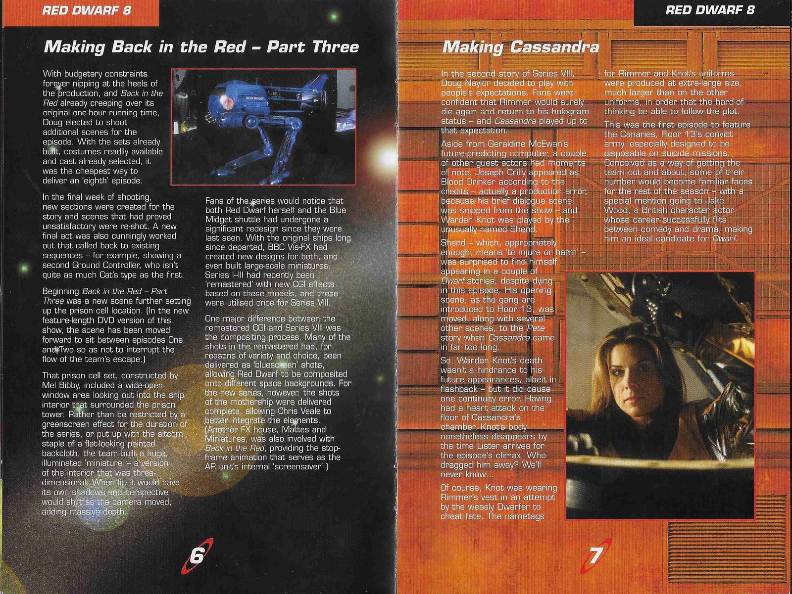 Inserts from BBCDVD 1693